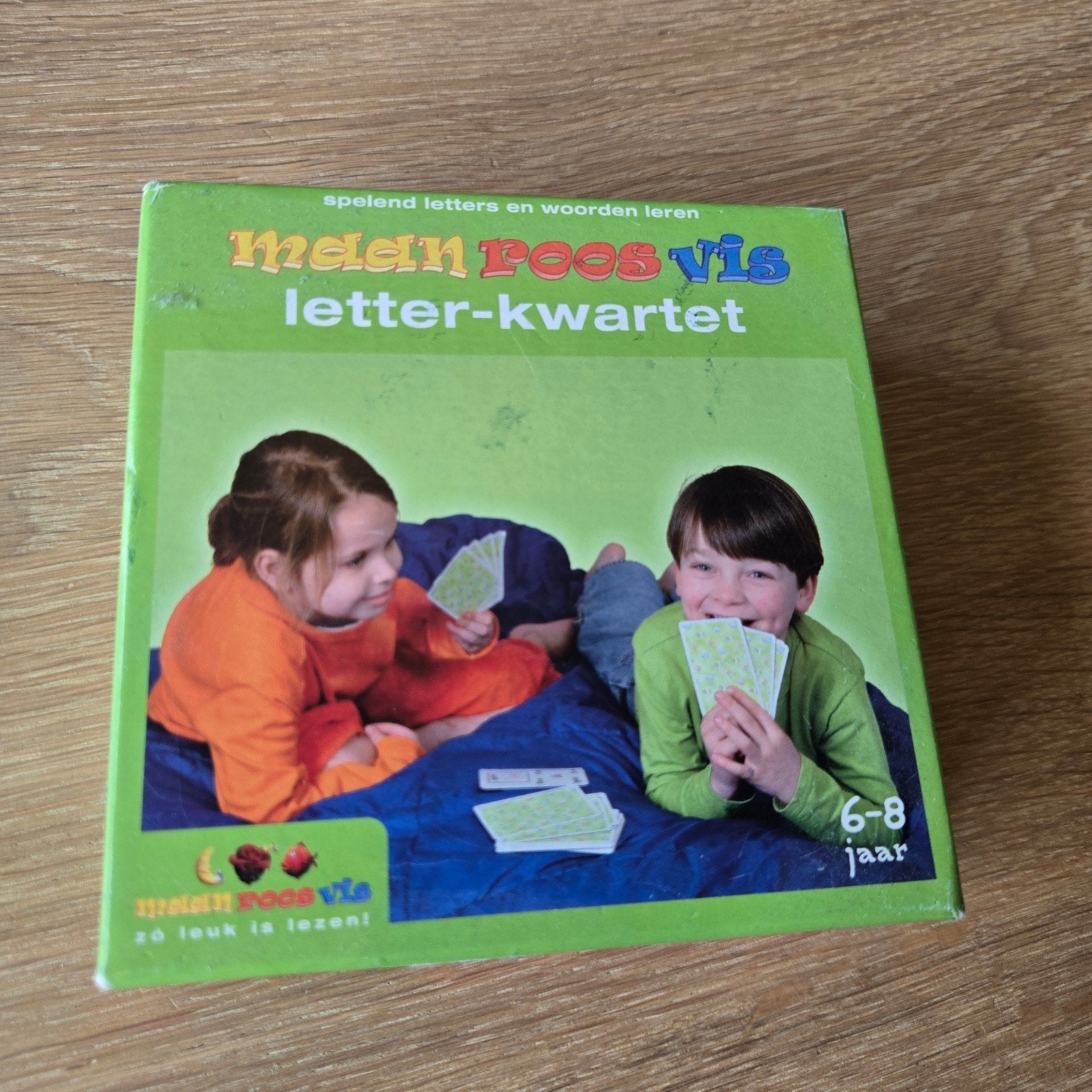 Maan Roos Vis Letter-kwartet, Drie of vier spelers, Ophalen of Verzenden, Gebruikt, Zwijsen