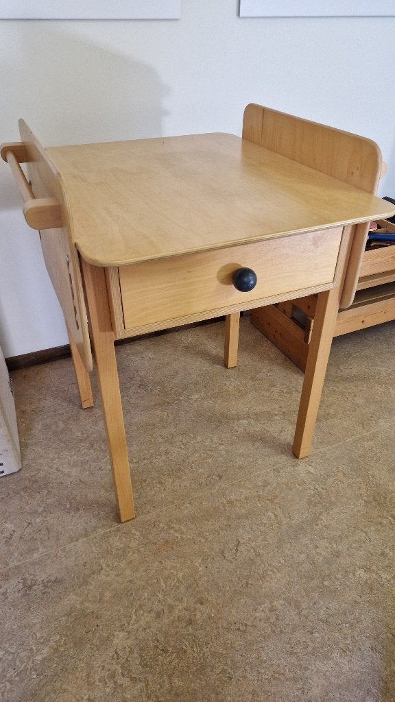 Houten commode disign model, Ophalen, Gebruikt, 50 tot 70 cm, 75 tot 100 cm