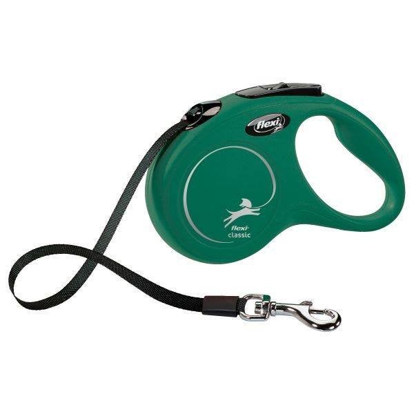 Flexi rollijn tape 5m groen S, Ophalen of Verzenden, Nieuw, Hondenriem