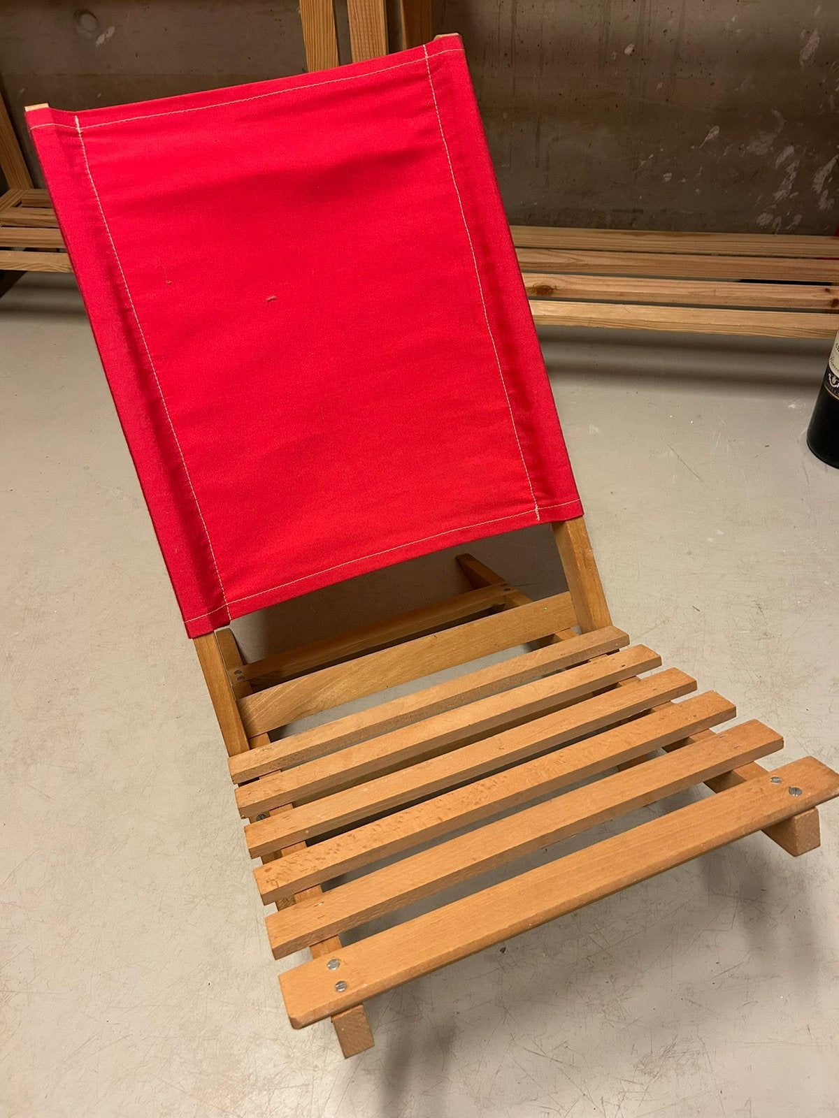 Houten klapstoel, Ophalen, Zo goed als nieuw, Hout
