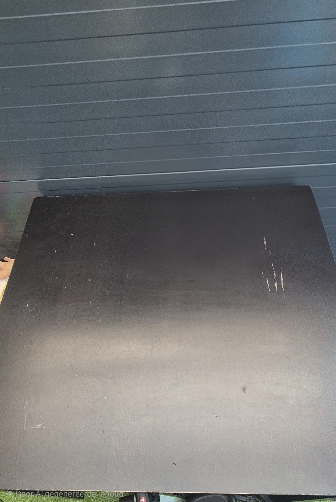 Ikea Bjursta Bartafel - bruin/zwart incl. 4 leren barkrukken, Gebruikt, Ophalen of Verzenden, 90 cm of meer, 4 krukken