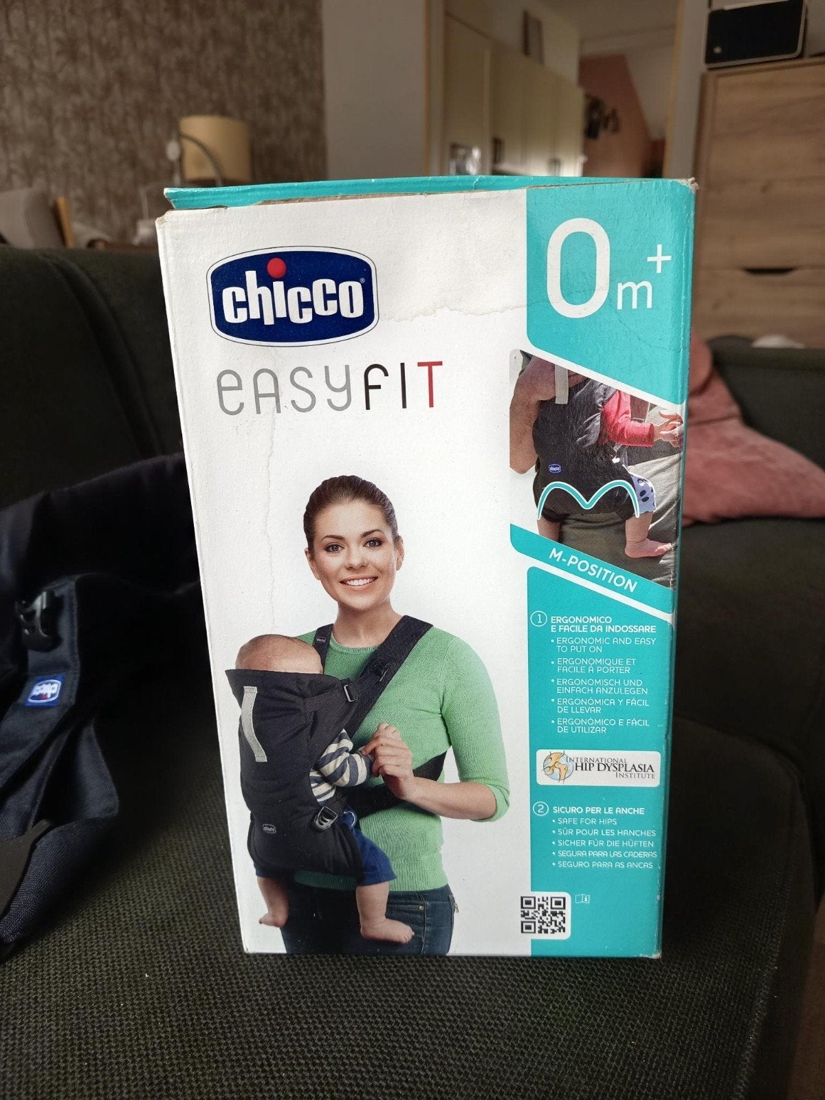 Chicco EasyFit Draagzak - Zwart, Kinderen en Baby's, Babydragers en Draagdoeken, Buik of Rug, Ophalen of Verzenden, Zo goed als nieuw
