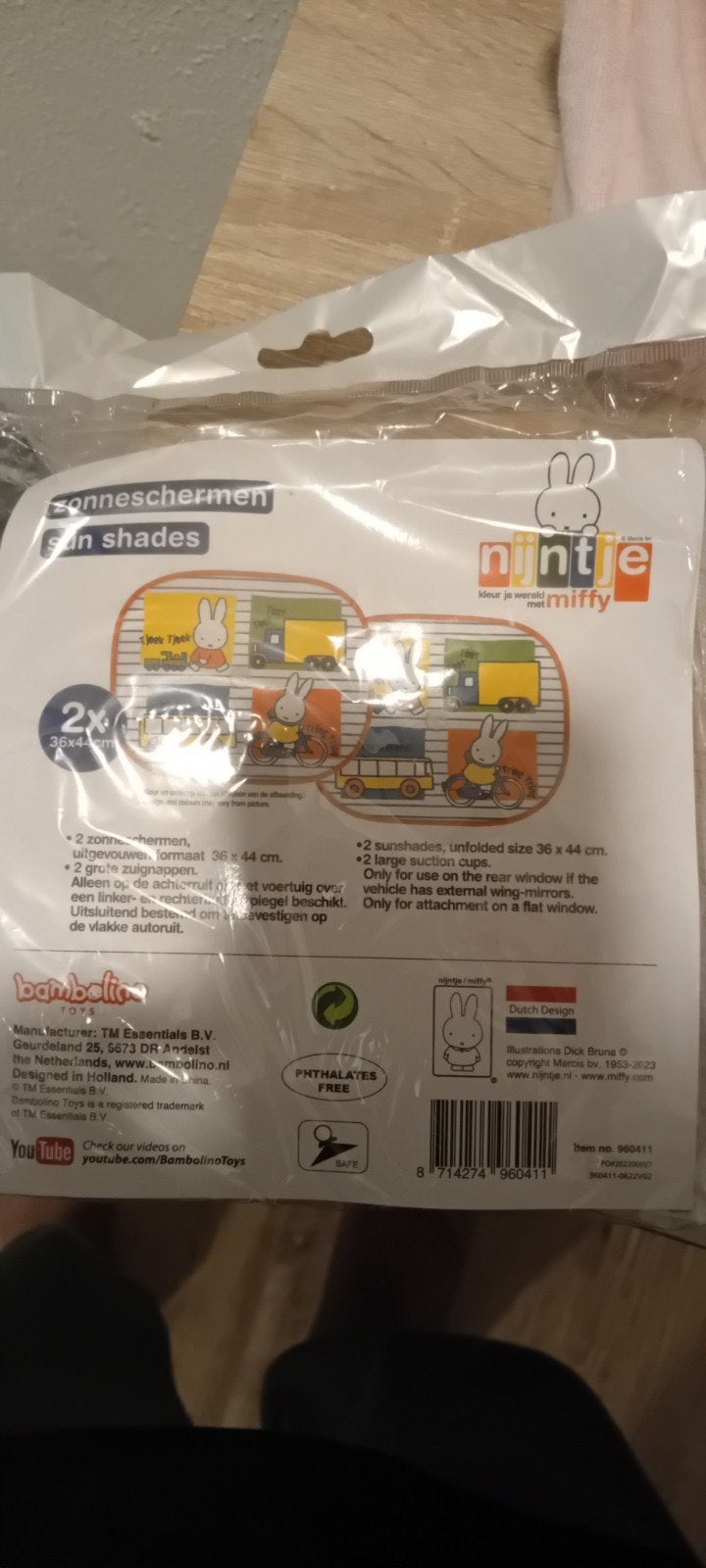 Nijntje zonneschermen voor auto - 2 stuks, Ophalen, Nieuw