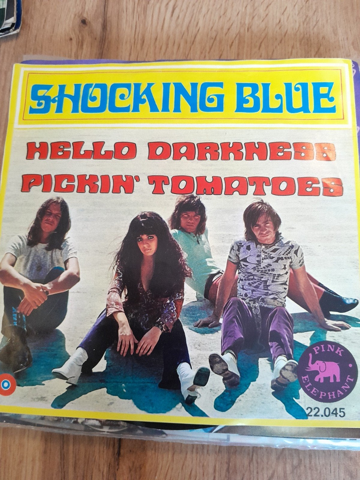 Shocking blue 7 inch hello darkness, Ophalen of Verzenden, 7 inch