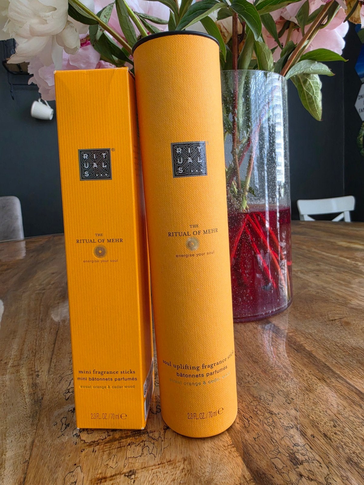 2x Rituals The Ritual of Mehr geurstokjes nieuw, Ophalen of Verzenden, Nieuw, Oranje