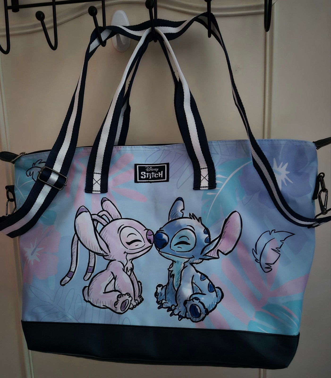 Lilo & stitch angel & stitch shopper tas zgan!, Ophalen of Verzenden, Zo goed als nieuw, Blauw, Shopper
