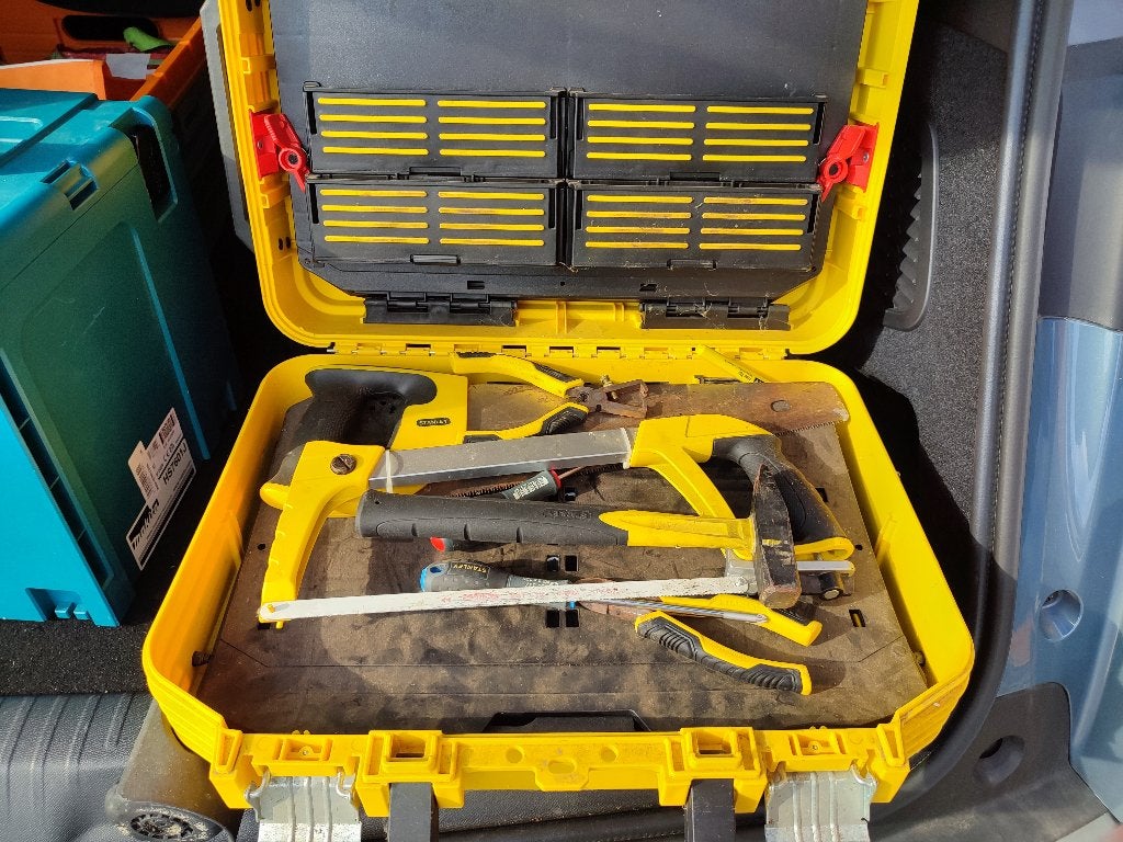 gereedschapsset in trolley., Ophalen, Gebruikt