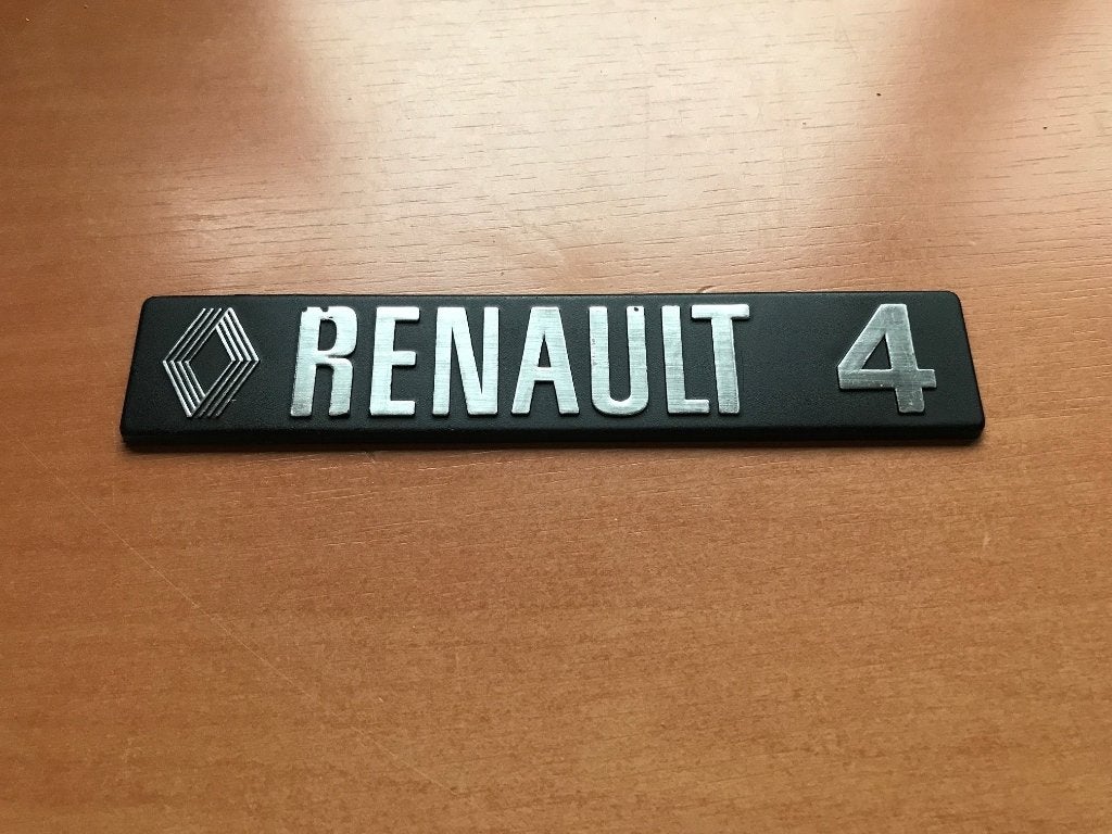 Renault 4 embleem, Ophalen of Verzenden, Gebruikt, Renault