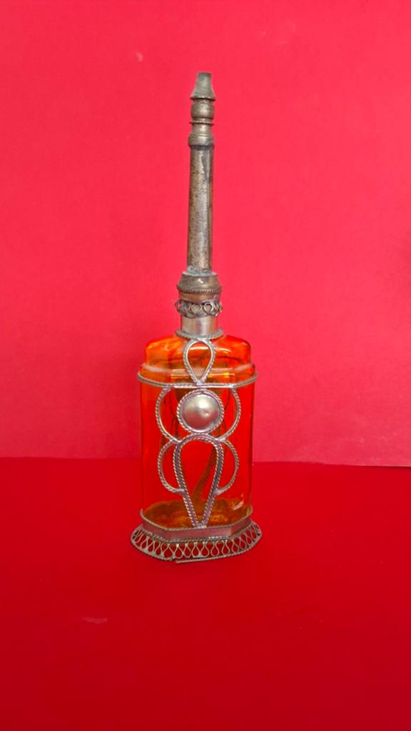 Vintage parfum fles Marokkaanse, Verzenden, Zo goed als nieuw, Parfumfles