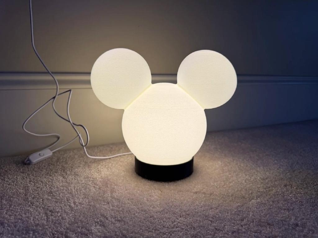 Mickey Silhouet Lamp - Meer dan 30 kleuren beschikbaar!, Huis en Inrichting, Lampen | Tafellampen, Ophalen of Verzenden, Nieuw