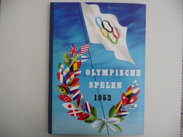 plaatjesboek -OLYMPISCHE SPELEN 1952- uitg. Planta Margarine, Ophalen of Verzenden, Gelezen, Jan Koome, Plaatjesalbum