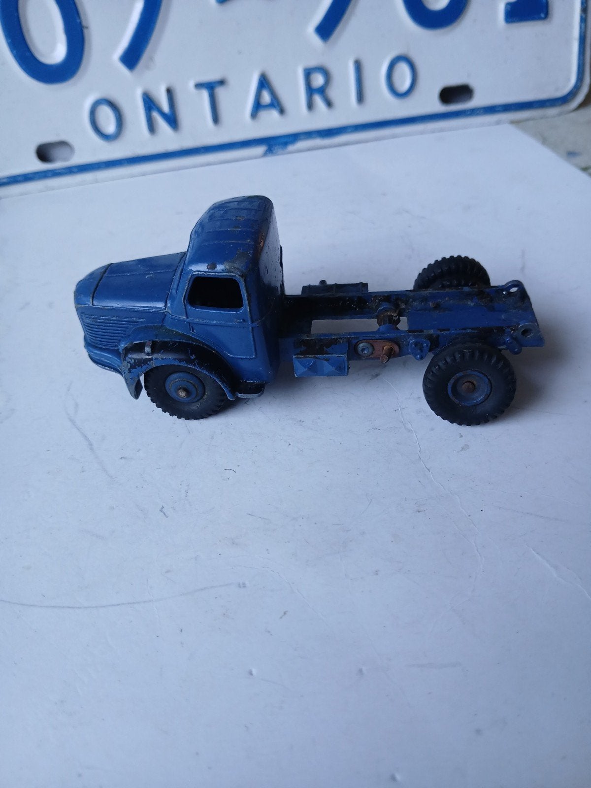 Berliet "34" chassis/ cabine. Dinky toys France, Ophalen of Verzenden, Gebruikt, Auto, Dinky Toys