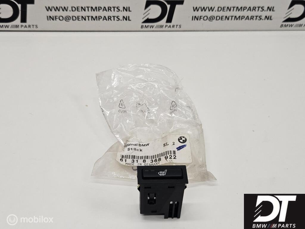 Schakelaar stoelverwarming BMW E46 61319169291, Auto-onderdelen, Dashboard en Schakelaars, Nieuw, Ophalen of Verzenden