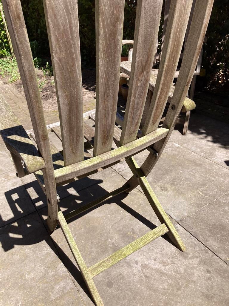 Houten tuinstoelen, Ophalen, Gebruikt, Hout, Inklapbaar