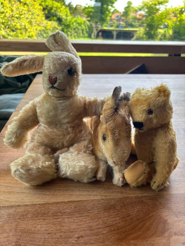 Steiff knuffels, Ophalen of Verzenden, Zo goed als nieuw, Stoffen beer, Steiff