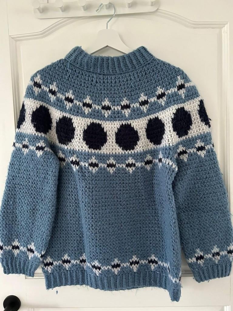 Gebreide Trui - M - 38, Ophalen of Verzenden, Zo goed als nieuw, Maat 38/40 (M), Blauw