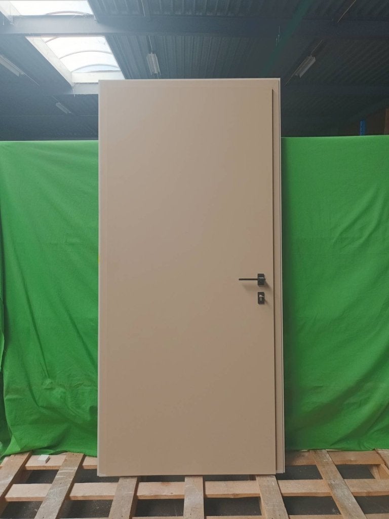 Aluminium Voordeur volpaneel b99 x h215 cm Rusty Iron -2618-, Niet ingevuld, 80 tot 100 cm, 215 cm of meer, Niet ingevuld