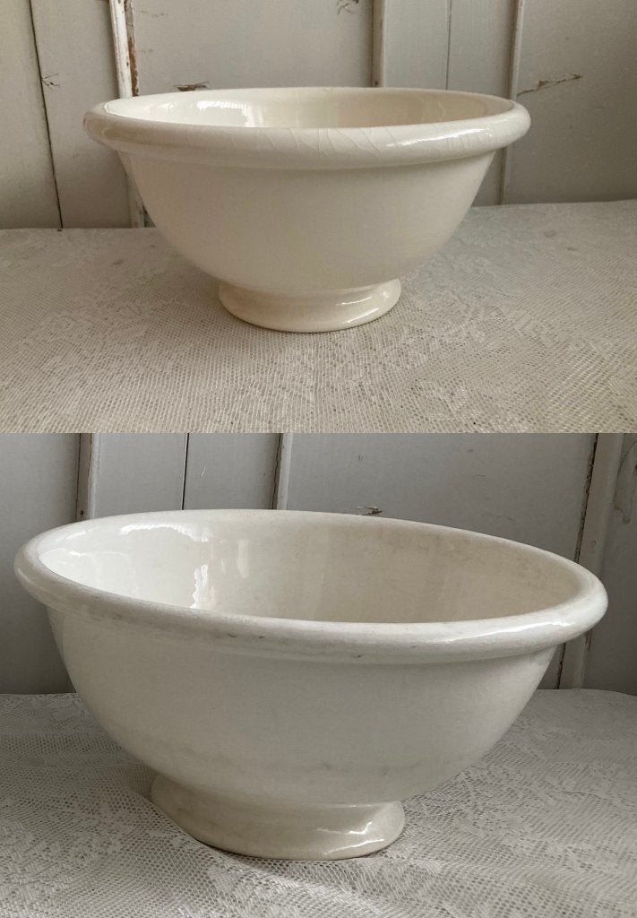P. Regout / 2x Brocante witte beslagkom - beslagkommen, Ophalen of Verzenden