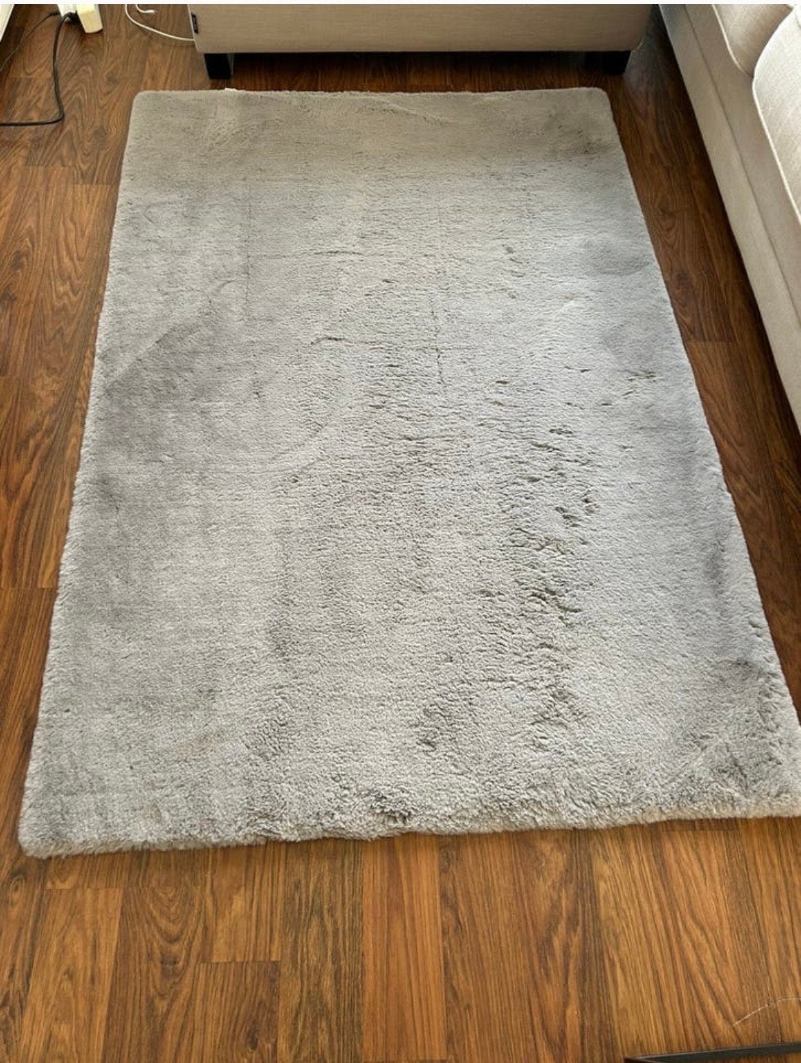 Grijs vloerkleed 150x100 cm, Huis en Inrichting, Ophalen, Gebruikt, 100 tot 150 cm, 150 tot 200 cm