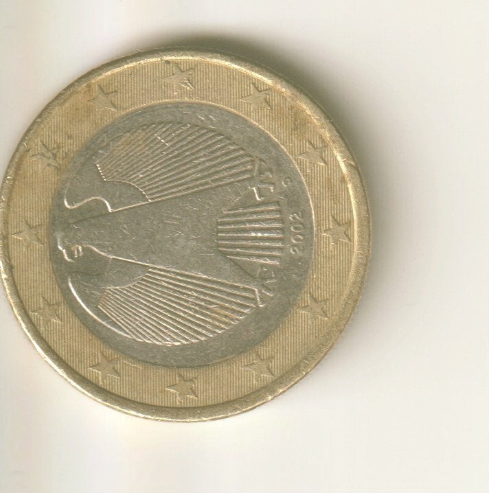 1 euro 2002 d duitsland, Postzegels en Munten, Munten | Europa | Euromunten, Verzenden, Duitsland, 2 euro