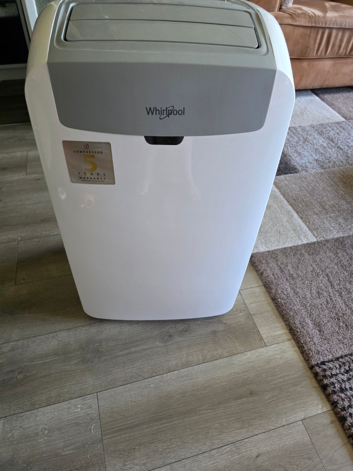 whirlpool airco, Ophalen, Mobiele airco, Minder dan 60 m³, 3 snelheden of meer