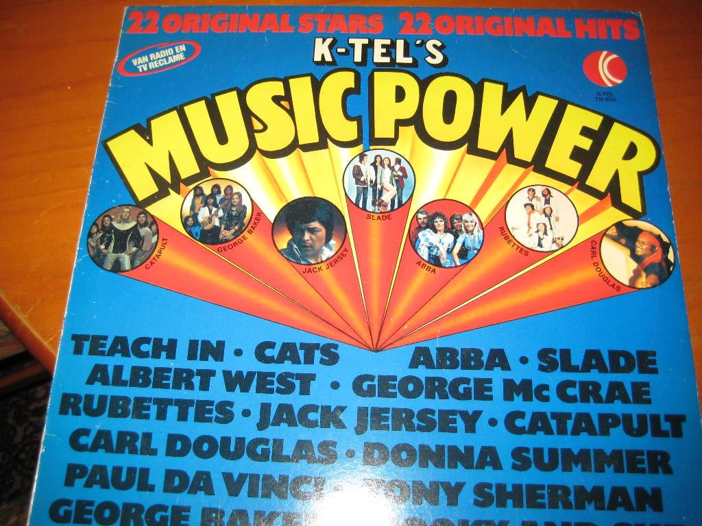 LP, K-tels Music Power, Cd's en Dvd's, Vinyl | Pop, Ophalen of Verzenden, Zo goed als nieuw, 12 inch