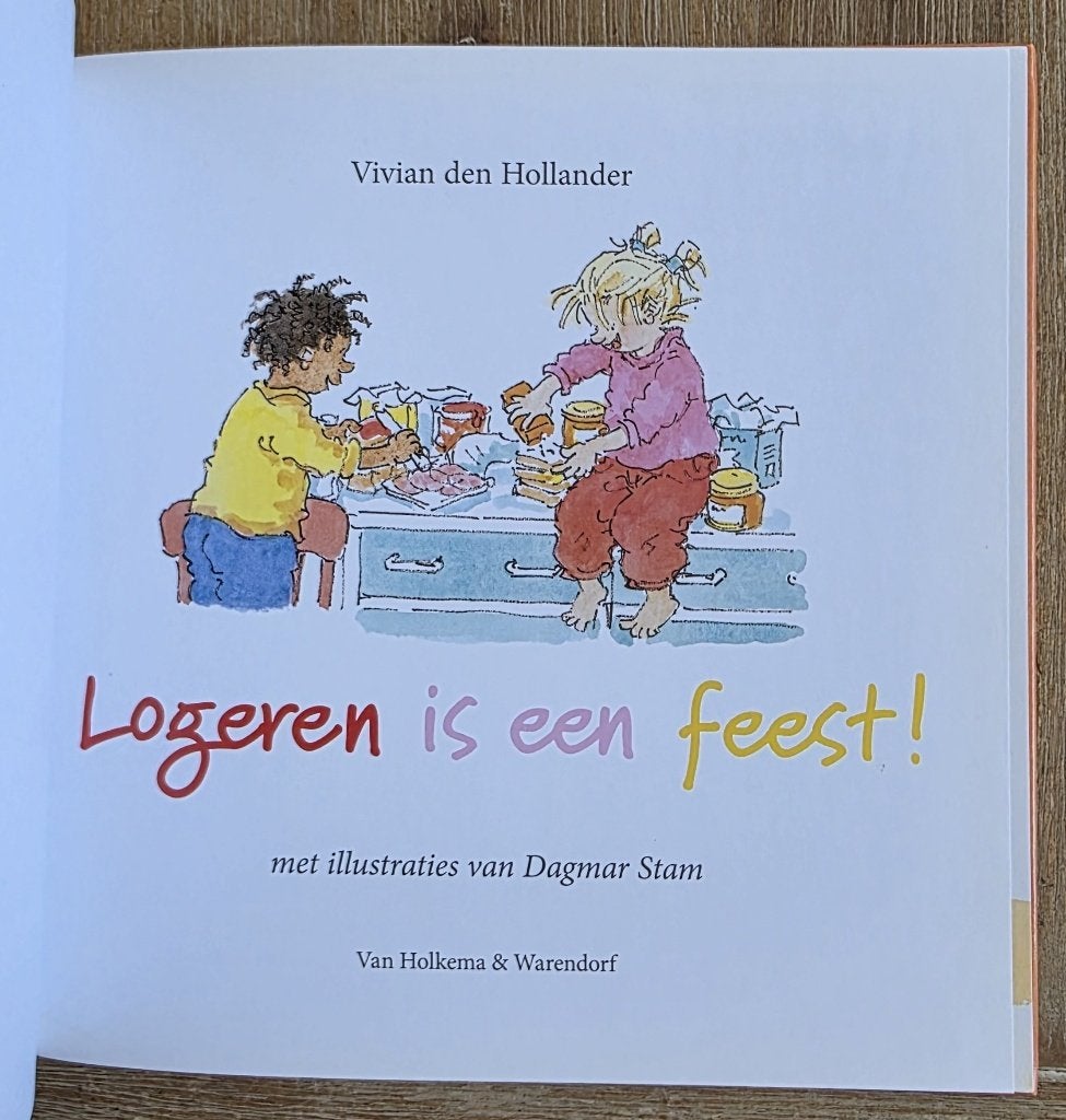 Logeren is een feest  - Lisa en Jimmy - Vivian den Hollander, Boeken, Fictie algemeen, Jongen of Meisje, Vivian den Hollander