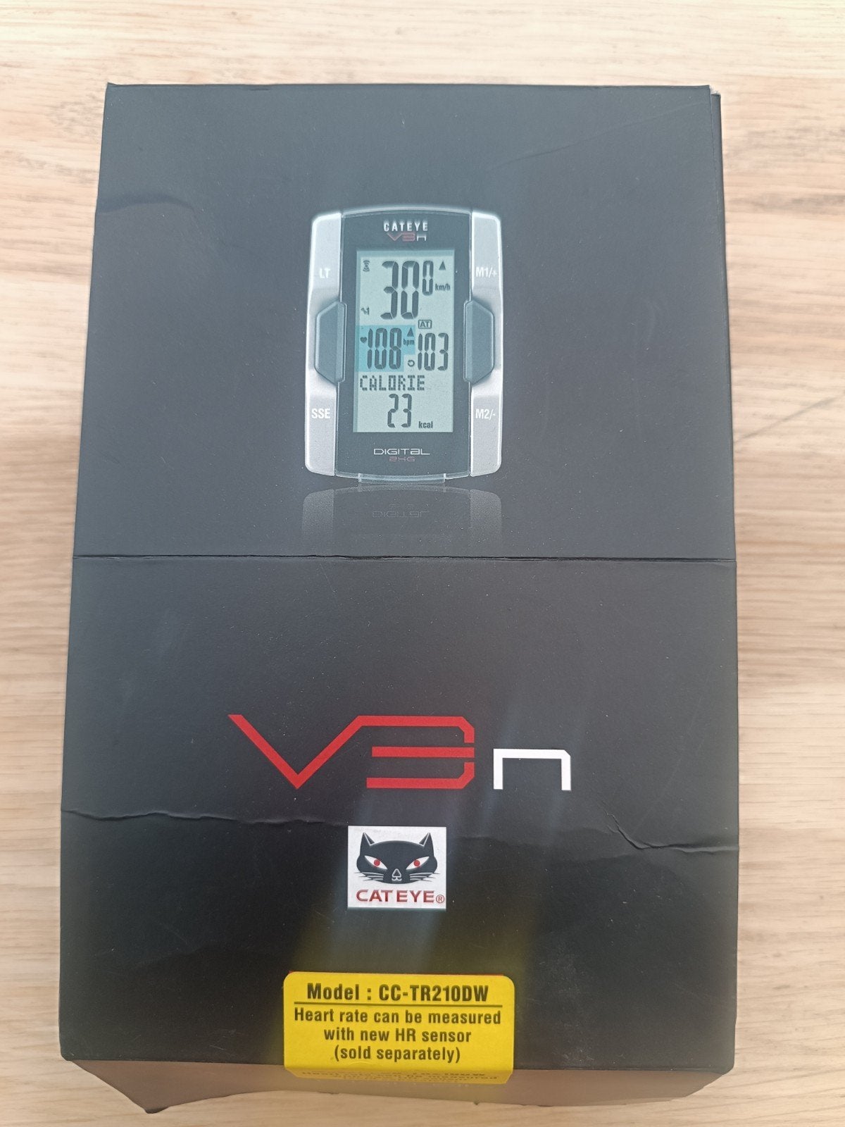 CatEye V3n CC-TR210DW fietscomputer – nieuw in doos, Ophalen of Verzenden, Nieuw