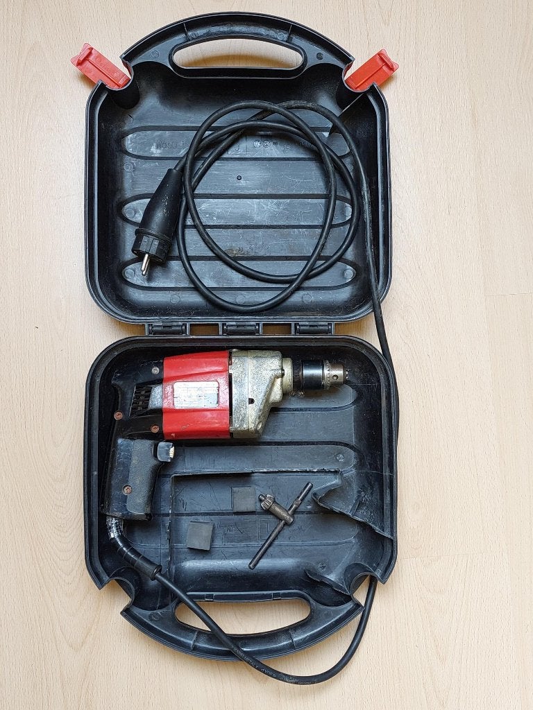 Klopboor Reactor 420W met variabele snelheid en sleutel, Doe-het-zelf en Verbouw, Gereedschap | Boormachines, Boormachine, Gebruikt