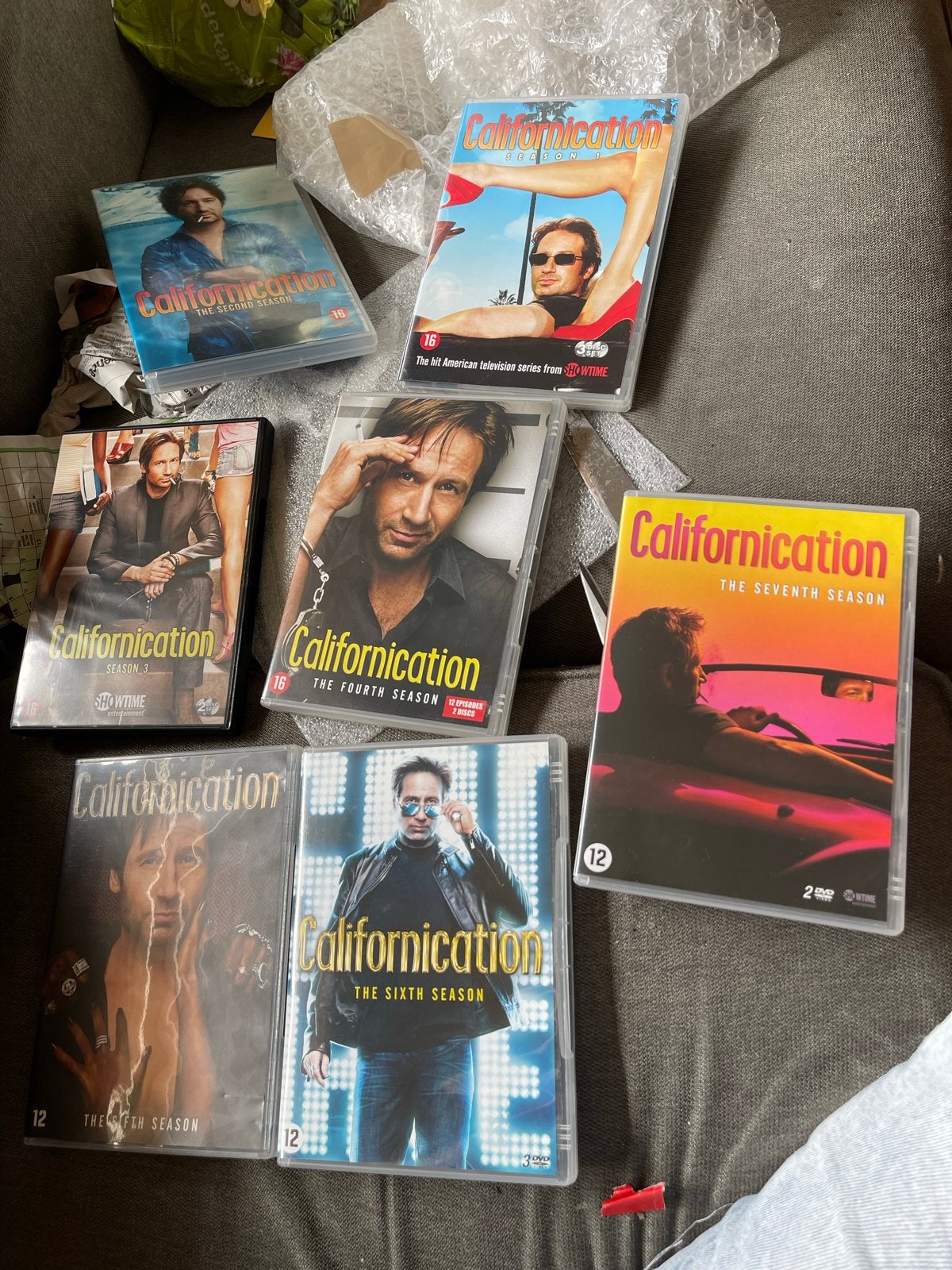 Californication DVD Boxset - Seizoen 1 t/m 7, Cd's en Dvd's, Dvd's | Tv en Series, Vanaf 16 jaar, Ophalen of Verzenden, Zo goed als nieuw