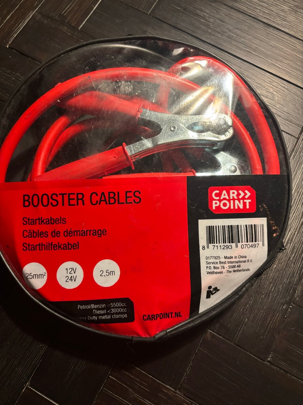 Startkabels 12V/24V 2.5m - Carpoint, Auto diversen, Ophalen of Verzenden, Nieuw