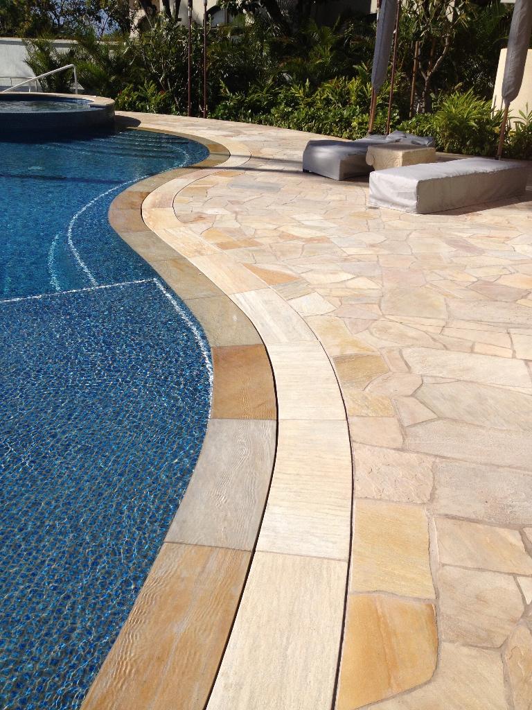 Brasil Yellow flagstones mediterrane, Tuin en Terras, Ophalen of Verzenden, Nieuw, Natuursteen, Terrastegels