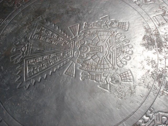 Vintage salontafel design Angel Pazmino, Ophalen, Gebruikt, Rond, 50 tot 100 cm