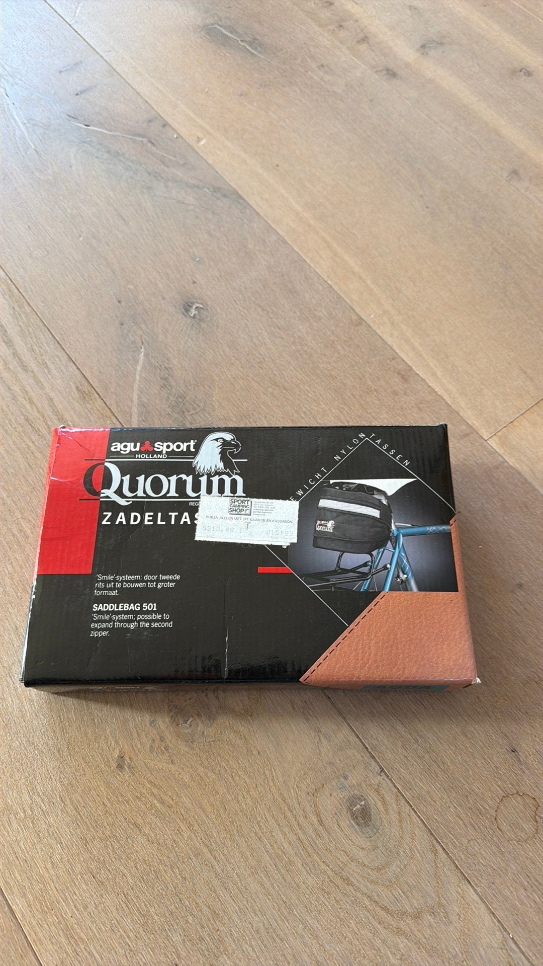 Zadeltas van aug, Ophalen of Verzenden, Nieuw