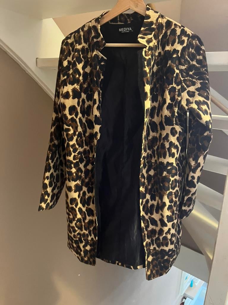 Tijger  blazer, Kleding | Dames, Ophalen of Verzenden, Zo goed als nieuw, Maat 38/40 (M), Bruin