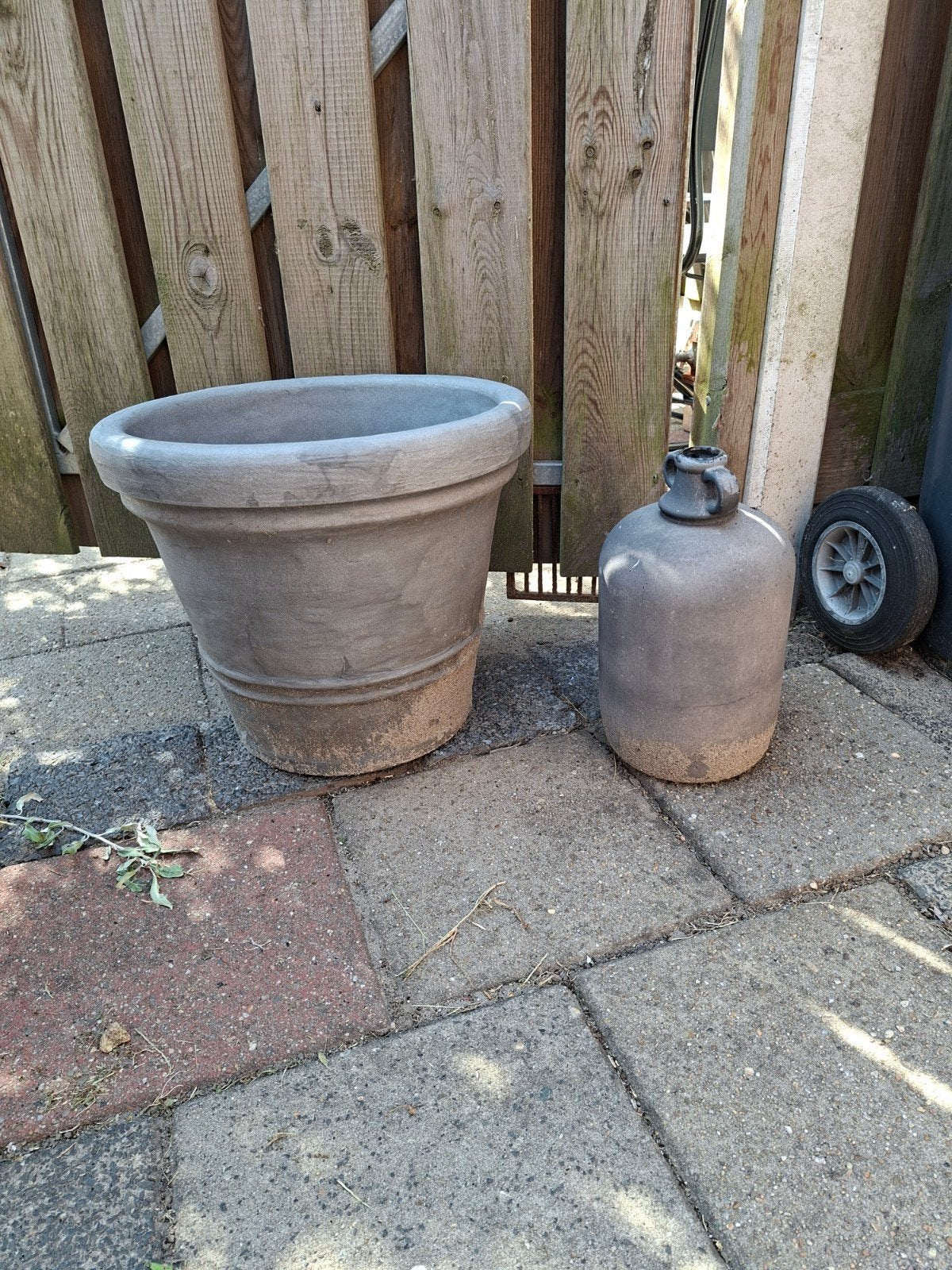 bloempot en vaas, Ophalen, Rond, Kunststof