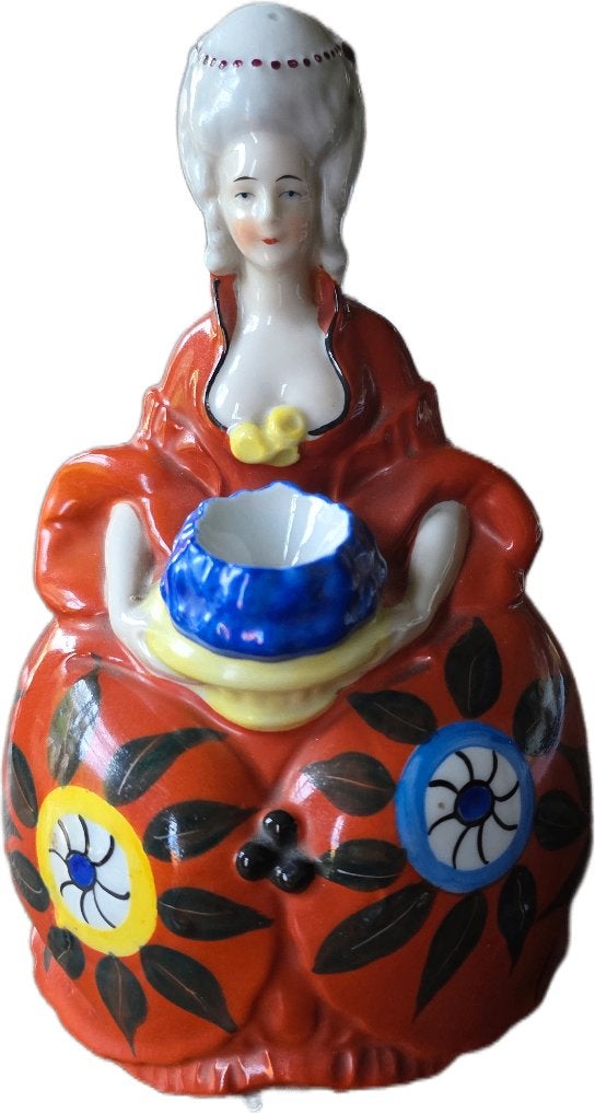 Antiek Art Deco 1920 Parfum brander veilleuse halfdoll, Verzenden