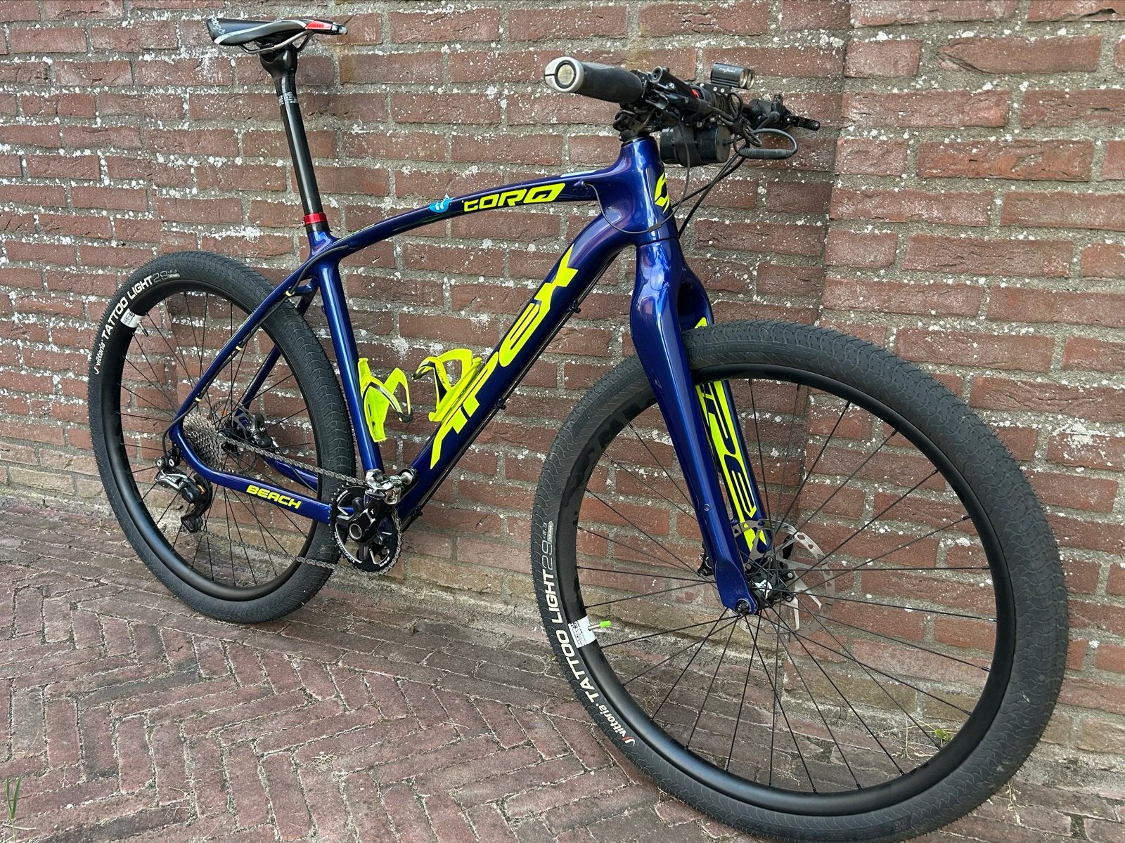 APEX Torq Beachracer XL - XTR Di2 - Carbon, Gebruikt, 10 tot 15 versnellingen, Overige maten, 57 tot 61 cm