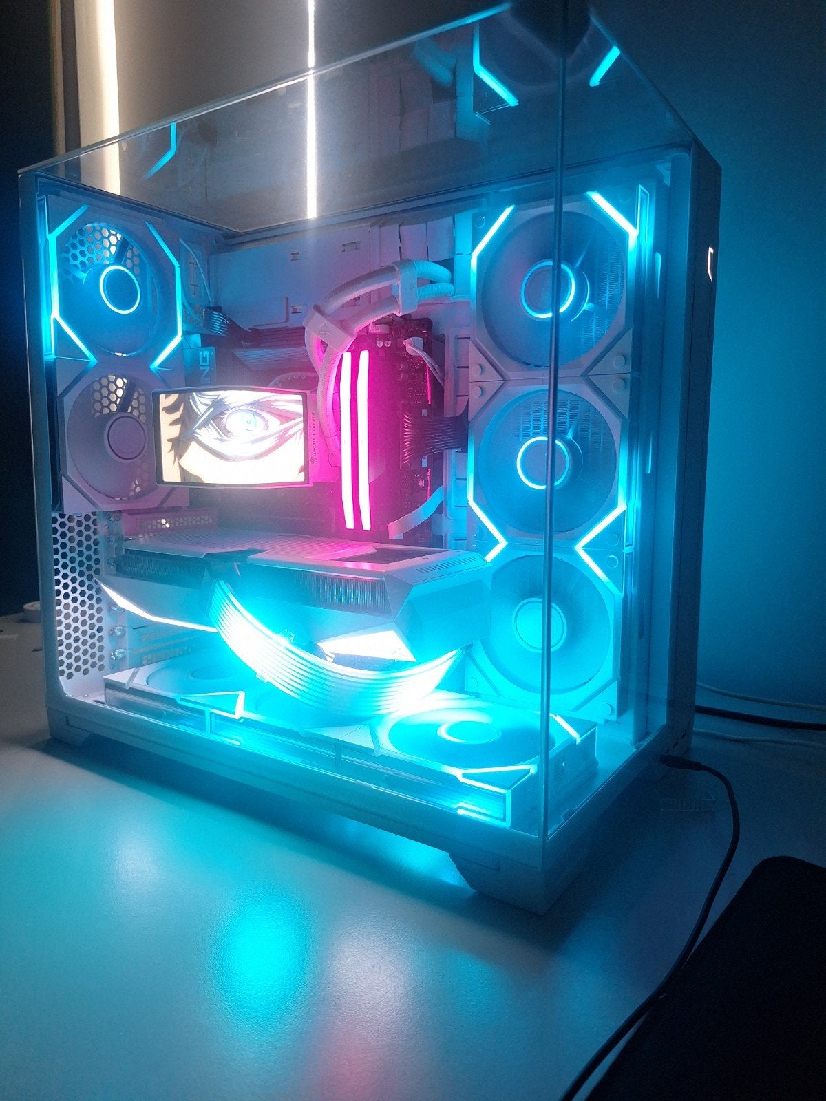 Game pc, Computers en Software, Desktop Pc's, 32 GB, Zo goed als nieuw, Gaming, 1 TB