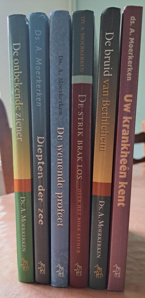 Diverse preekboeken van ds. Moerkerken beschikbaar, Verzenden, Zo goed als nieuw, Ds. A. Moerkerken, Christendom | Protestants
