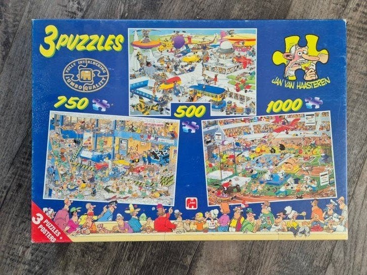 Jan van Haasteren puzzels, Ophalen, 500 t/m 1500 stukjes, Gebruikt, Legpuzzel