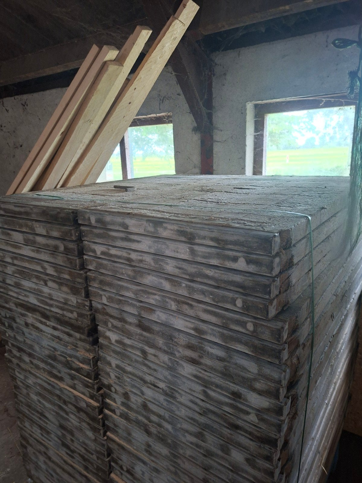 Half formaat grenen steenschotten 60x120 cm, Gebruikt, Grenen, Overige typen, Ophalen of Verzenden