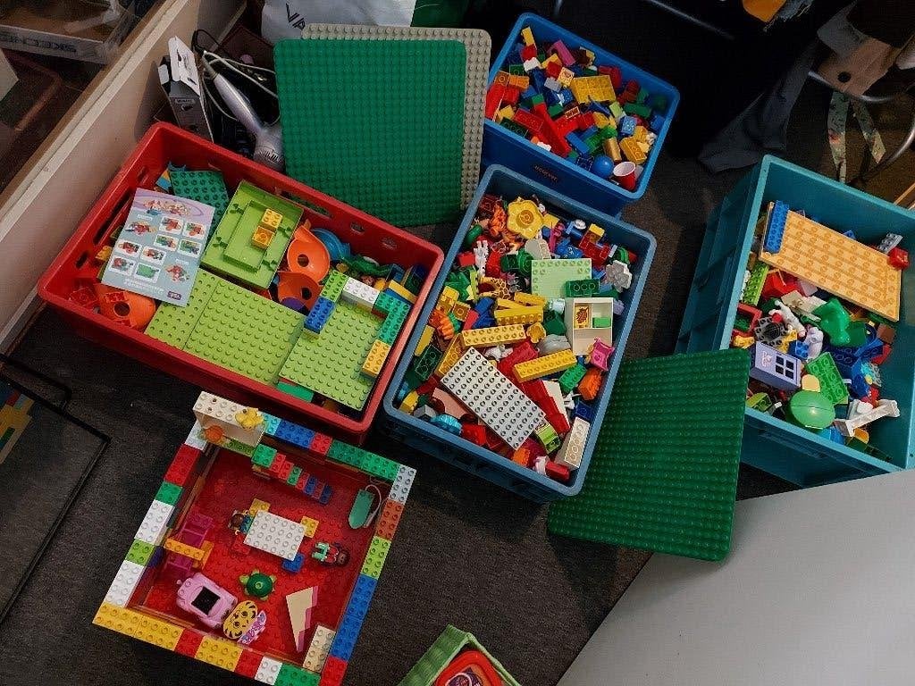 Grote partij 30 kilo Duplo van Lego, Ophalen, Zo goed als nieuw, Duplo