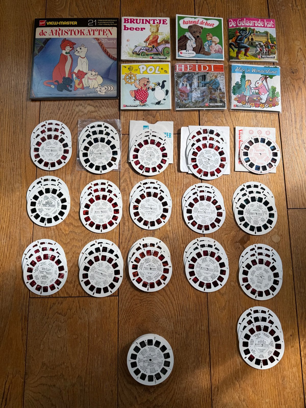 Grote collectie View-Master schijven en boekjes - 85 stuks, Ophalen of Verzenden, Gebruikt, Jongen of Meisje