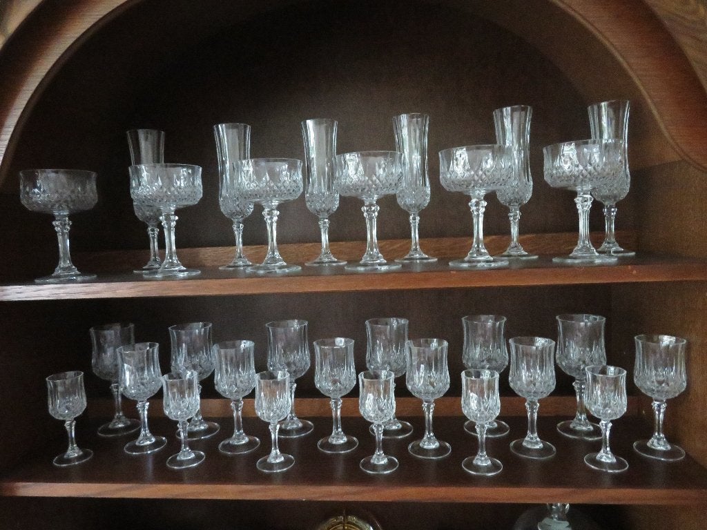 30-delig Glasservies Cristal d'Arques Longchamp  ongebruikt, Ophalen