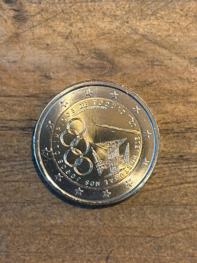 Portugal 2 Euro "Olympische Spelen" 2021, Ophalen of Verzenden, Portugal, 2 euro, Losse munt