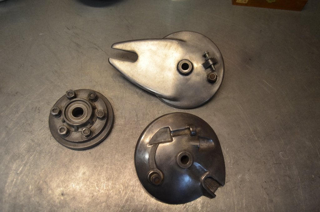 517 rem anker platen en tandwiel drager kleine naaf, Ophalen of Verzenden, Gebruikt, Overige typen