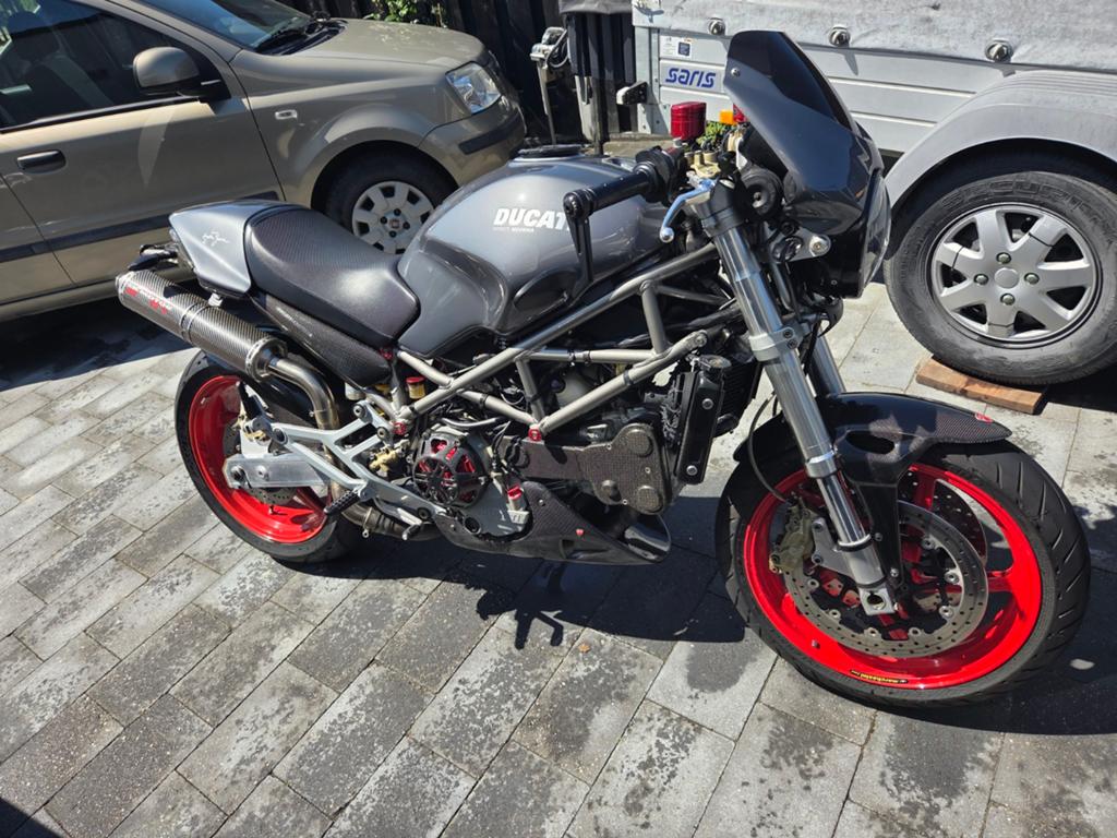 Ducati Monster S4 916 Senna Uitvoering, 2 cilinders, Sportuitlaat, Motorrijbewijs A, Gebruikt