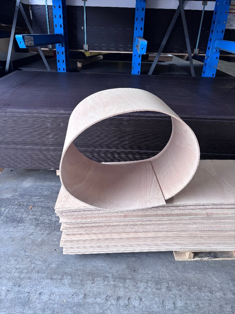 Buigtriplex Dwarsfineer 2500 x 470 x 7 mm AANBIEDING RESTANT, Ophalen of Verzenden, Nieuw, Multiplex, Minder dan 20 mm