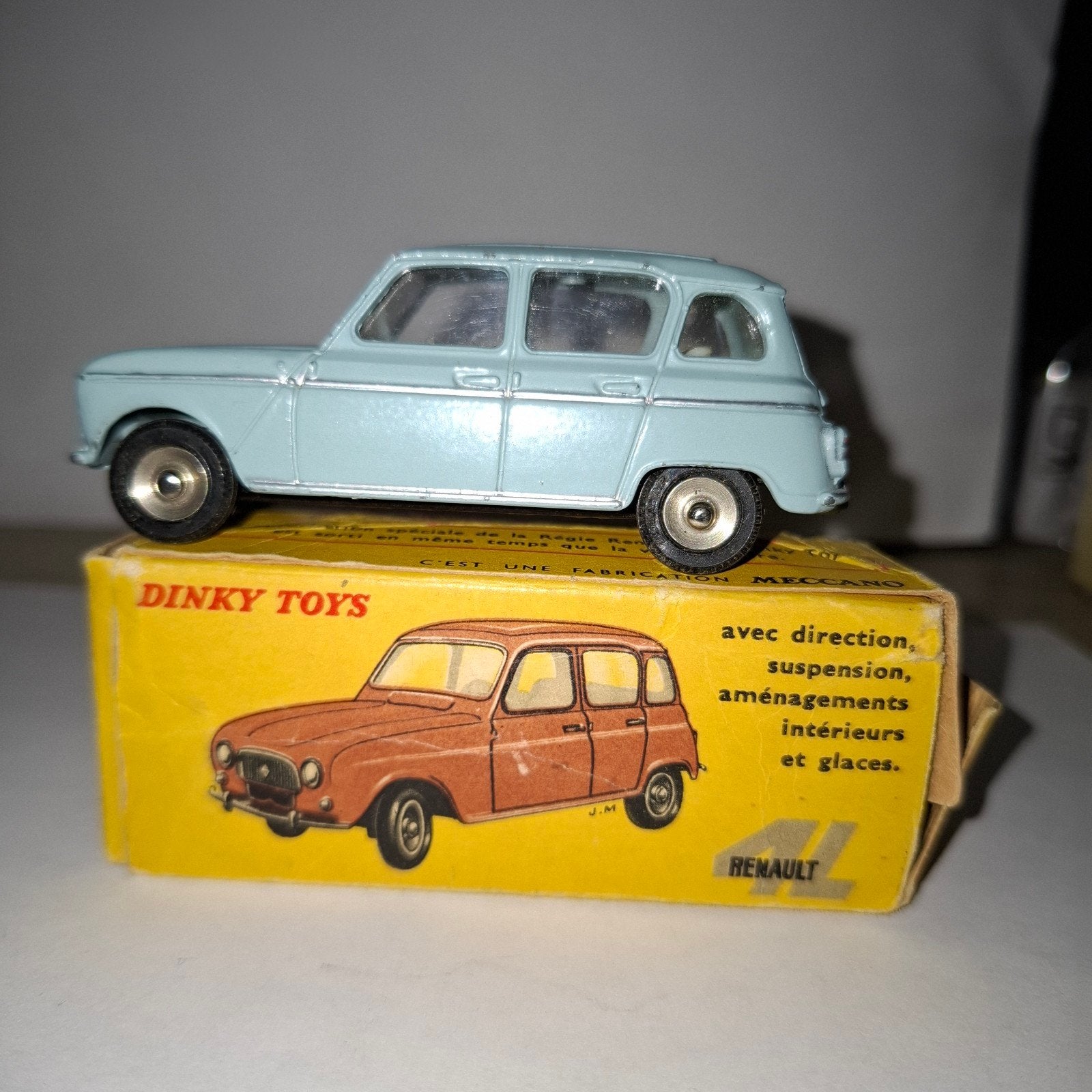 Dinky Toys Renault 4 L Meccano - Made in France, Ophalen of Verzenden